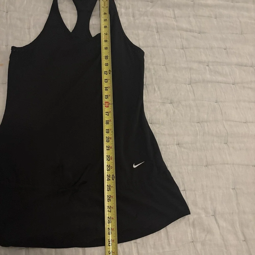Nike Dri-Fit Athletic Dress Women's Small Black Golf Tennis Sporty Gym Minimal‎